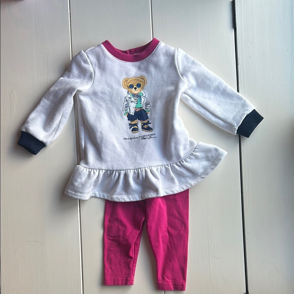 Ralph Lauren infant sweatshirt and legging set